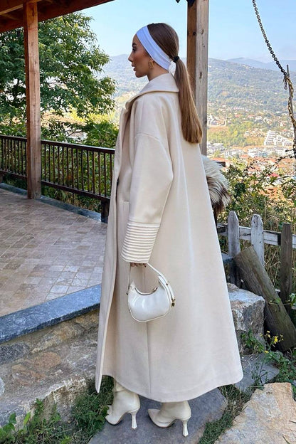 Long beige coat
