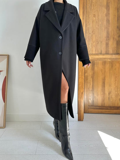 Cuff Detailed Coat
